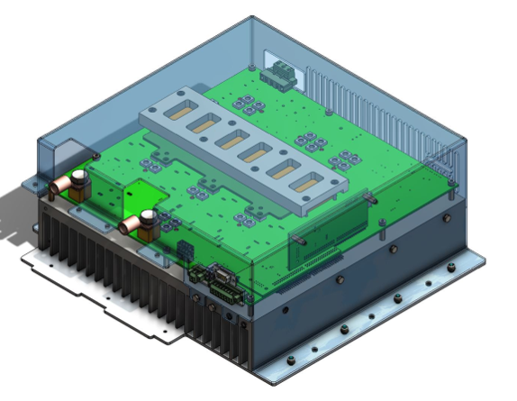 Schemazeichung der Low Voltage Power Supply für Bahntechnik